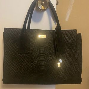 Kate Spade Meriwether Elsie Street Exotic Suede Tote